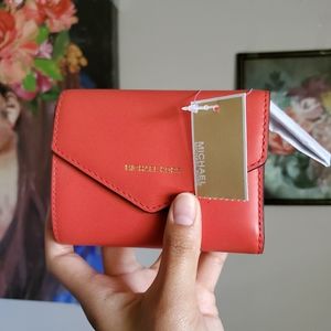 MK Blakely Small Red Wallet